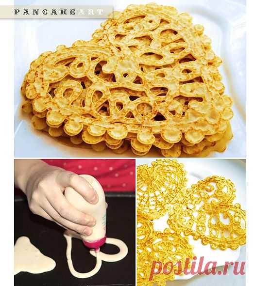 Кружевные блинчики .