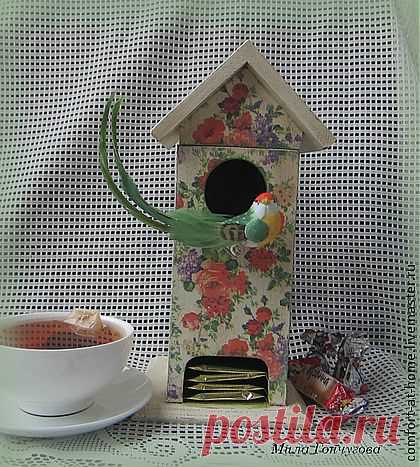 Чайный домик  Весна - чайный домик,чайная коробка,подарок,для дома и интерьера