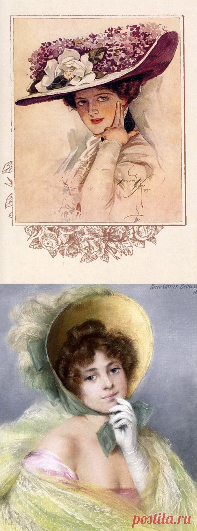 ВСЁ ДЕЛО В ШЛЯПЕ: Женщины в картинах известных художников | Калейдоскоп новостей | Яндекс Дзен