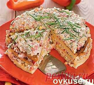 Кабачковый торт с сырной начинкой - Простые рецепты Овкусе.ру