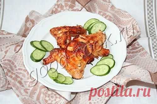Хорошая кухня - калорийность рецепта - крылышки в лимонно-медовой глазури. Кулинарная книга рецептов. Салаты, выпечка.