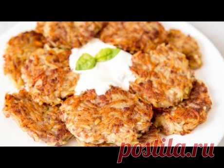 Самый БЫСТРЫЙ рецепт ДРАНИКОВ из картошки без муки и яиц. Зато с фаршем!