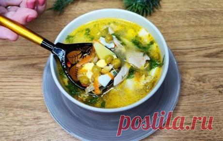 Рецепты очень вкусных и наваристых супчиков с зеленым горошком и "бархатный" со сливочным сыром | Карамелька Пульс Mail.ru