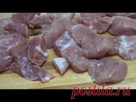 САМОЕ ВКУСНОЕ ЖАРЕНОЕ МЯСО готовится по такому рецепту. Нежнейшее мясо жареное на сковороде