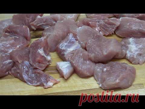 САМОЕ ВКУСНОЕ ЖАРЕНОЕ МЯСО готовится по такому рецепту. Нежнейшее мясо жареное на сковороде