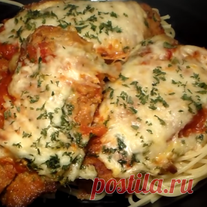 Куриная грудка с сыром