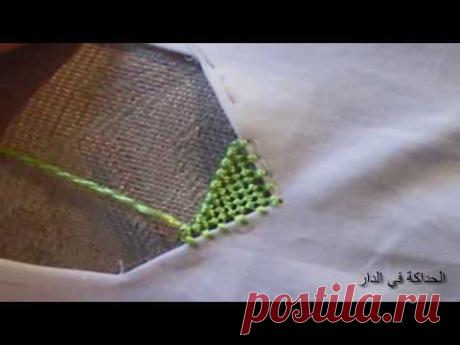 طريقة عمل نص الطوق في الفراشة بالراندة مع حفصة