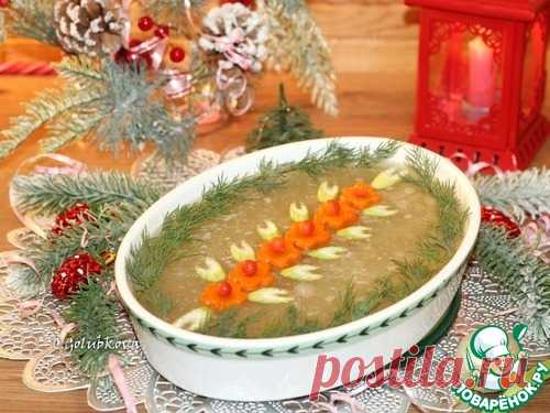 Холодец из свиной рульки с овощами – кулинарный рецепт