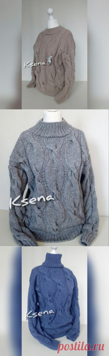 Knit sweater women Aran knit sweater Cable knit pullover Hand | Etsy