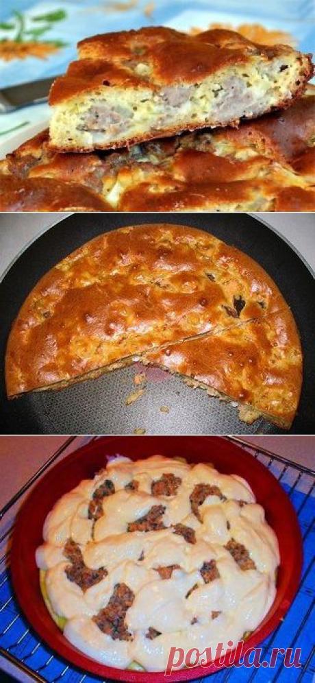 заливной пирог | Домашняя выпечка