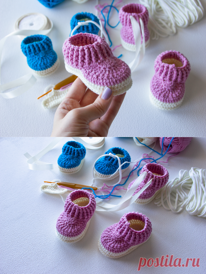 Схемы вязания > Мастер-класс пинеток «Baby_mocs» (PDF) купить в интернет-магазине