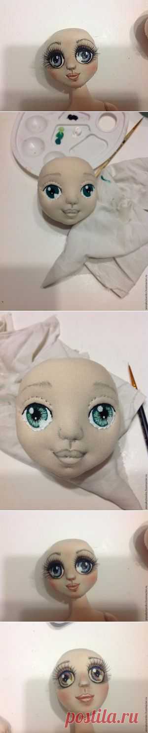 Мастер-класс по раскраске кукольных глазок - Ярмарка Мастеров - ручная работа, handmade