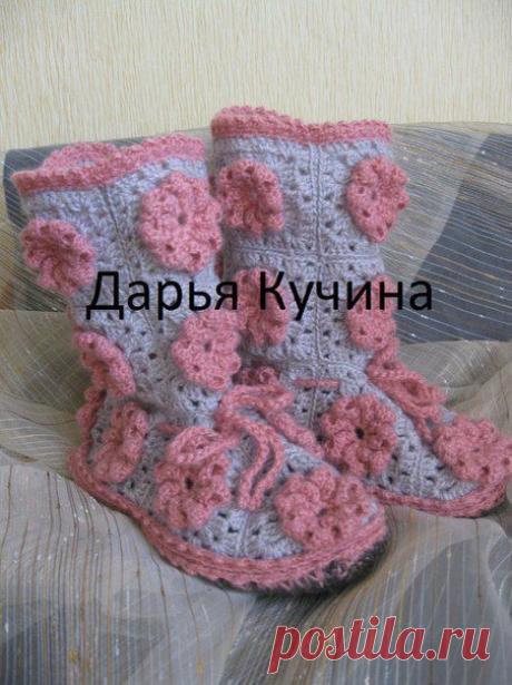 Сапожки из квадратов.