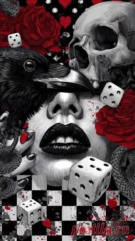 Мрачная красота: розы, черепа и день мертвых в готическом стиле. Изображение из нейросети Миджорни - Midjourney примеры промтов - Форум ИИ о нейросетях - Yes Ai