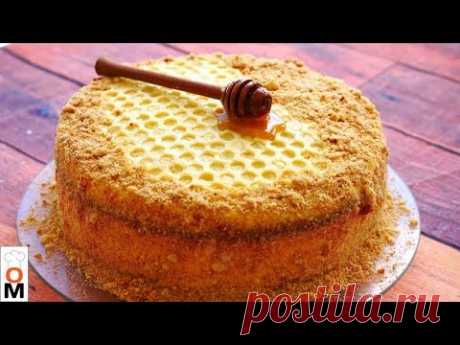 Торт "Медовик" с Очень Простыми и Медовыми Коржами