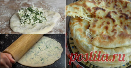 Вкуснейшие хычины: как приготовить стопку ароматных лепешек за 30 минут В нашей семье очень любят сырные лепешки и одними из любимейших лепешек являются хычины.

Хычины готовят с разной начинкой, но сейчас я расскажу как быстро приготовить вкусные хычины с сыром и зеленью.



Ингредиенты:

 	мука пшеничная/мука— 400 гр
 	кефир— 250 мл
 	сода— 1 ч. л.
 	соль— 