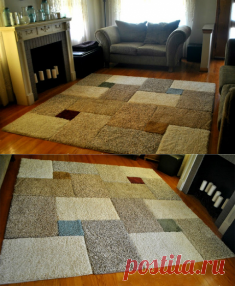 Она сделала этот ковер своими руками и сэкономила уйму денег. Не думала, что это так просто!