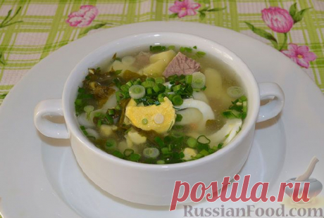 Зеленый борщ - 31 рецепт