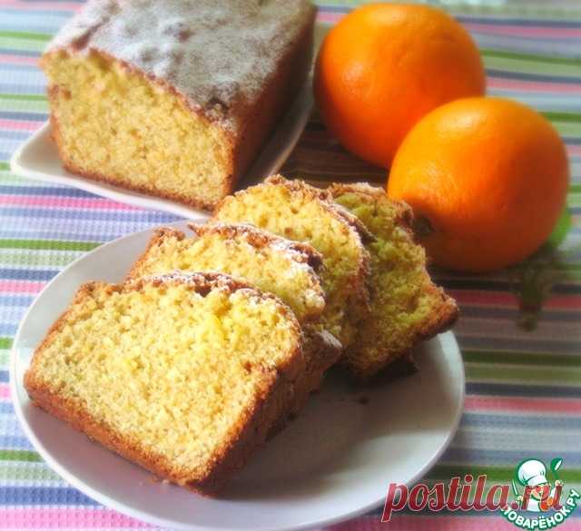 Апельсиновый кекс из кукурузной муки простой рецепт с фото пошагово