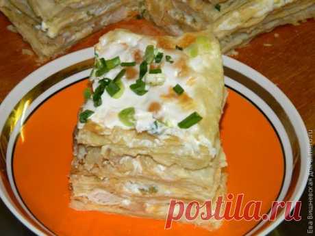 Закусочный слоеный торт