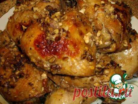 Курица с медом и орехами – кулинарный рецепт