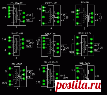 Цоколевка трансформаторов компьютерных БП - Справочная радиоэлементов - Форум по радиоэлектронике