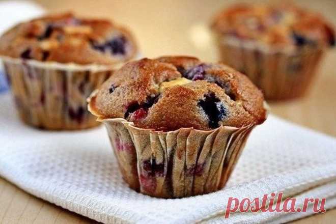 Любите кексы? Смородино-вишневые кексы — Вкусные рецепты