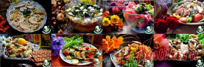 Оригинальные и простые салаты с сочной куриной грудкой. 8 любимых рецептов!
