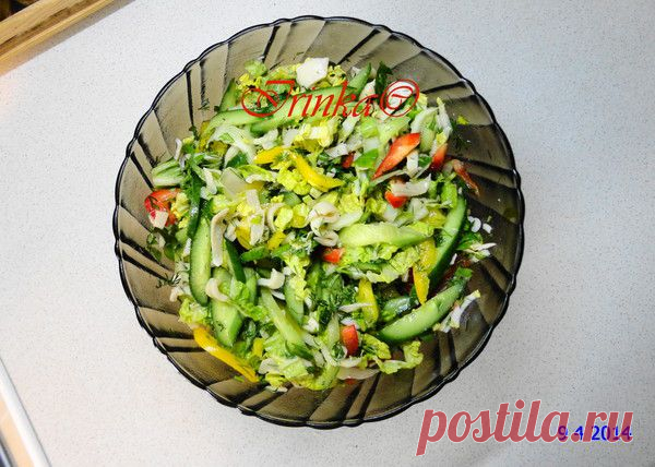 Вкусный и диетический салатик | На кухне у Иринки | Группы Мой Мир