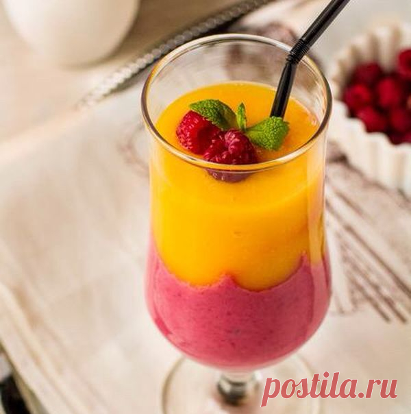 Малиново-манговый смузи - Пошаговый рецепт с фото своими руками Малиново-манговый смузи - Простой пошаговый рецепт приготовления в домашних условиях с фото. Малиново-манговый смузи - Состав, калорийность и ингредиенти вкусного рецепта.
