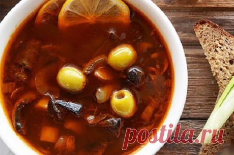 Грибная солянка — MOJAKUHNJA.ru