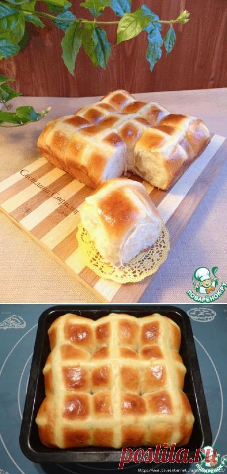 Воздушный картофельный хлеб с рисунком