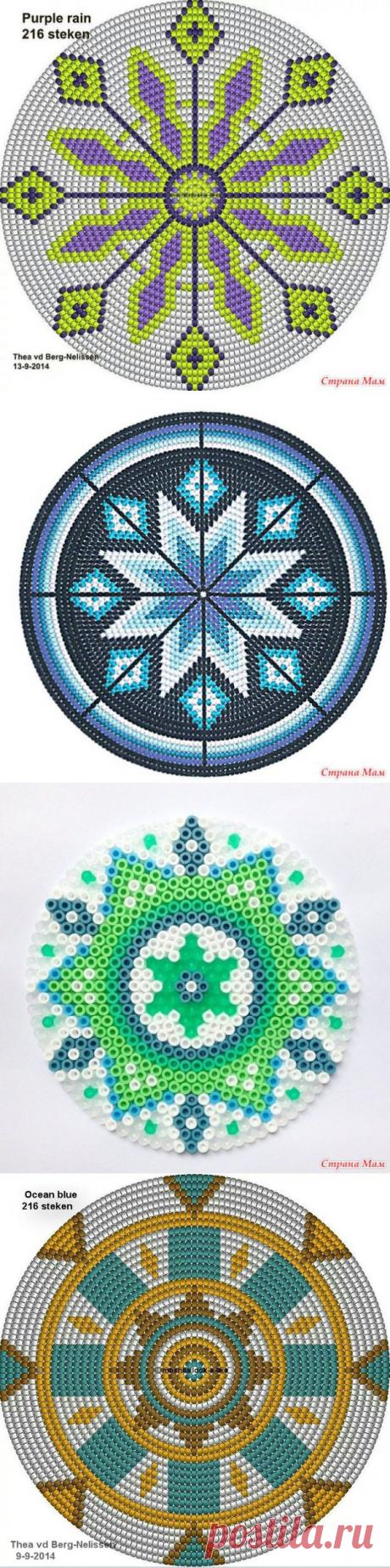 . Круглые схемы для жаккарда крючком - Все в ажуре... (вязание крючком) - Страна Мам