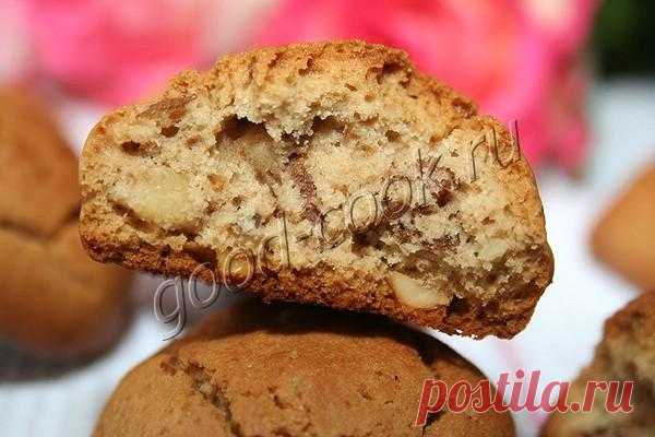 Великолепное кофейное печенье с орехами