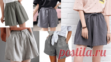 What Goes with Grey Shorts: Best Women Outfit Ideas - Sparrow Refashion: A Blog for Sewing Lovers and DIY Enthusiasts