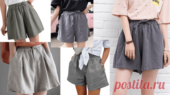 What Goes with Grey Shorts: Best Women Outfit Ideas - Sparrow Refashion: A Blog for Sewing Lovers and DIY Enthusiasts