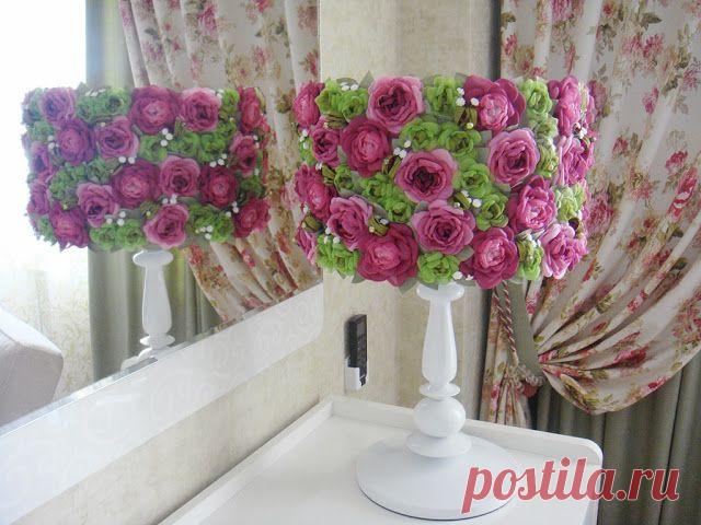 Мастер-класс "Лампа-букет". - Ярмарка Мастеров - ручная работа, handmade