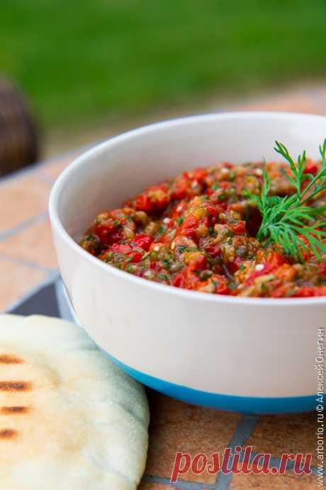 Икра из баклажанов и сладкого перца | Кулинарные заметки Алексея Онегина