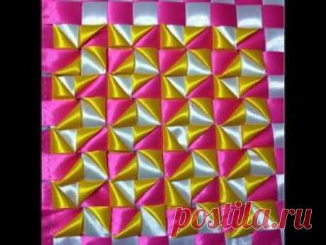 Ribbon Cushion Cover Embroidery(COJINES EN CINTAS )-Tutorial -1
