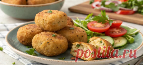 Вегетарианские котлеты из фасоли и картофеля