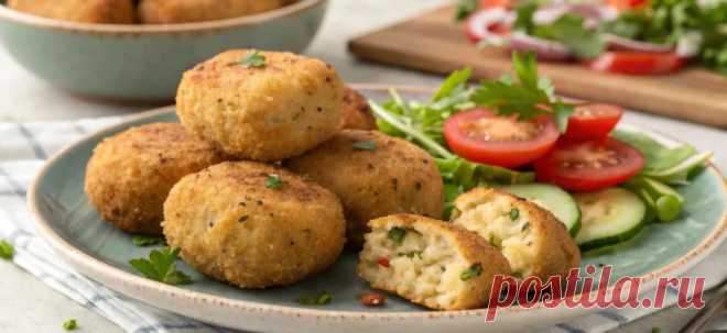Вегетарианские котлеты из фасоли и картофеля