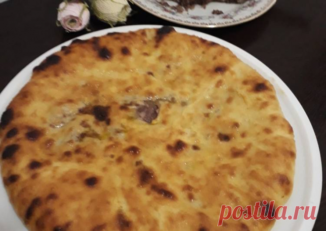 Осетинский пирог с мясом (фыдджын) - пошаговый рецепт с фото. Автор рецепта Дзера . - Cookpad