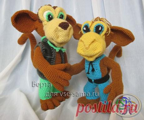 Мастер-класс - Обезьянки Чик и Чак - Мастер-классы крючком