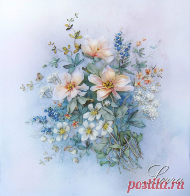 Gallery.ru / Фото #3 - ВЫШИВКА ЛЕНТАМИ 2014-15 год. - Lorra58