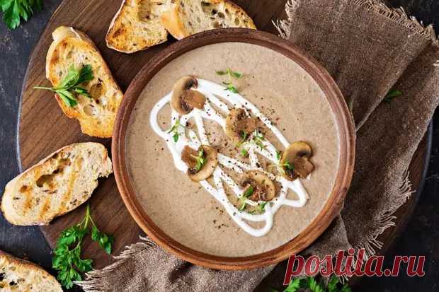 20 супов из шампиньонов, которые точно стоит приготовить - Будет вкусно - Социальная сеть 