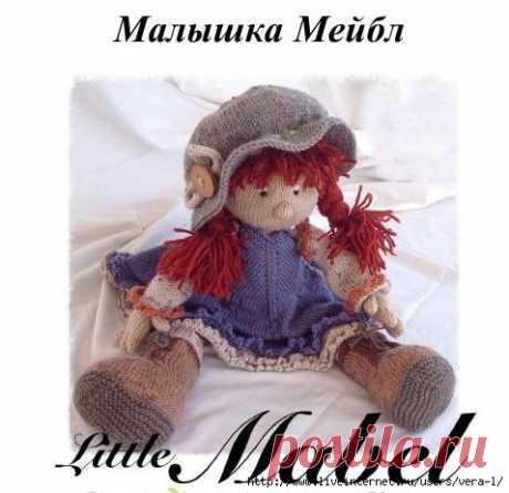 вязаная малышка Мейбл