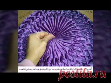 بالخطوات المصورة صناعة وسادة سموكس دائرية smok