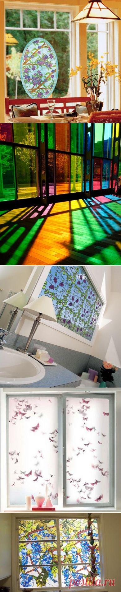 Декорирование окон пленкой — Роскошь и уют