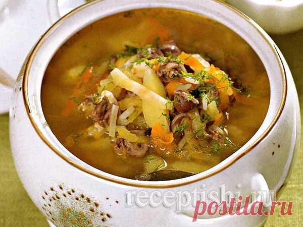 Рассольник с рисом и курицей | Кулинарные рецепты с фото на Рецептыши.ру