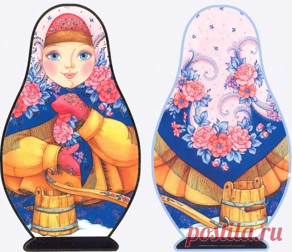 Открытки-матрешки 